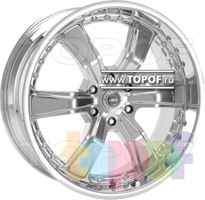 American Racing Razor Six 600 (хром)