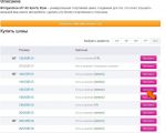 Найдите в списке типоразмеров тот, который Вам необходим.